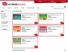 Tablet Screenshot of heatpacksource.com